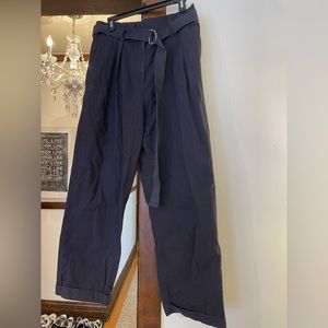 Gap Wide Leg cuffed pants with belt